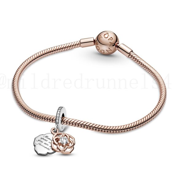 Pandora Openwork Rose Dangle - Picture 4 of 5